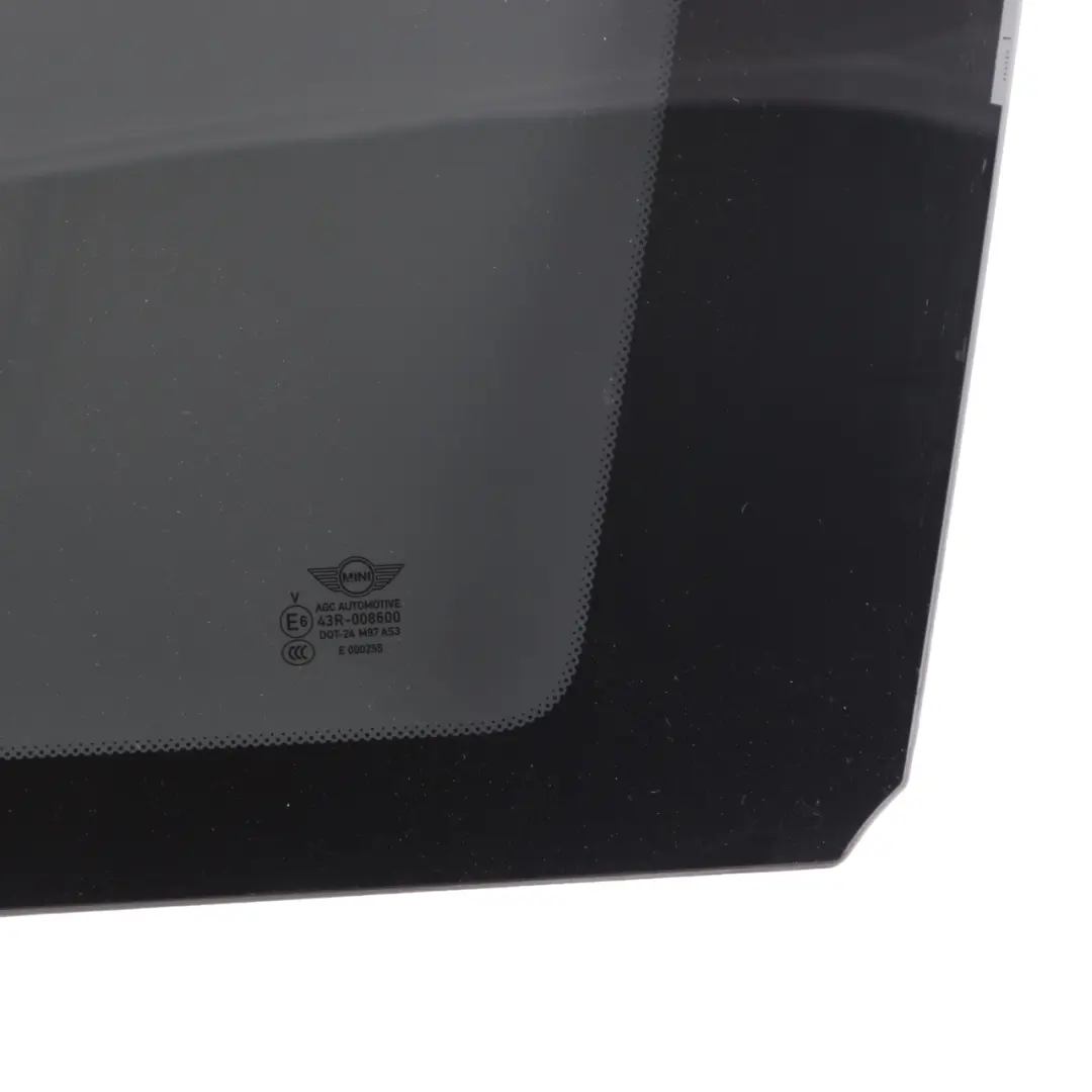 Mini Countryman F60 Side Window Quarter Glass Rear Right O/S AS3 Black - SKU 7433096-1 - Part number 7433096