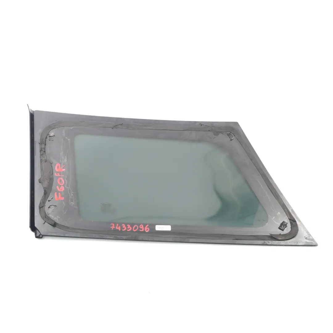 Mini Countryman F60 Vitre de custode arrière droite AS3 Noir - SKU 7433096 - Numéro de pièce 7433096