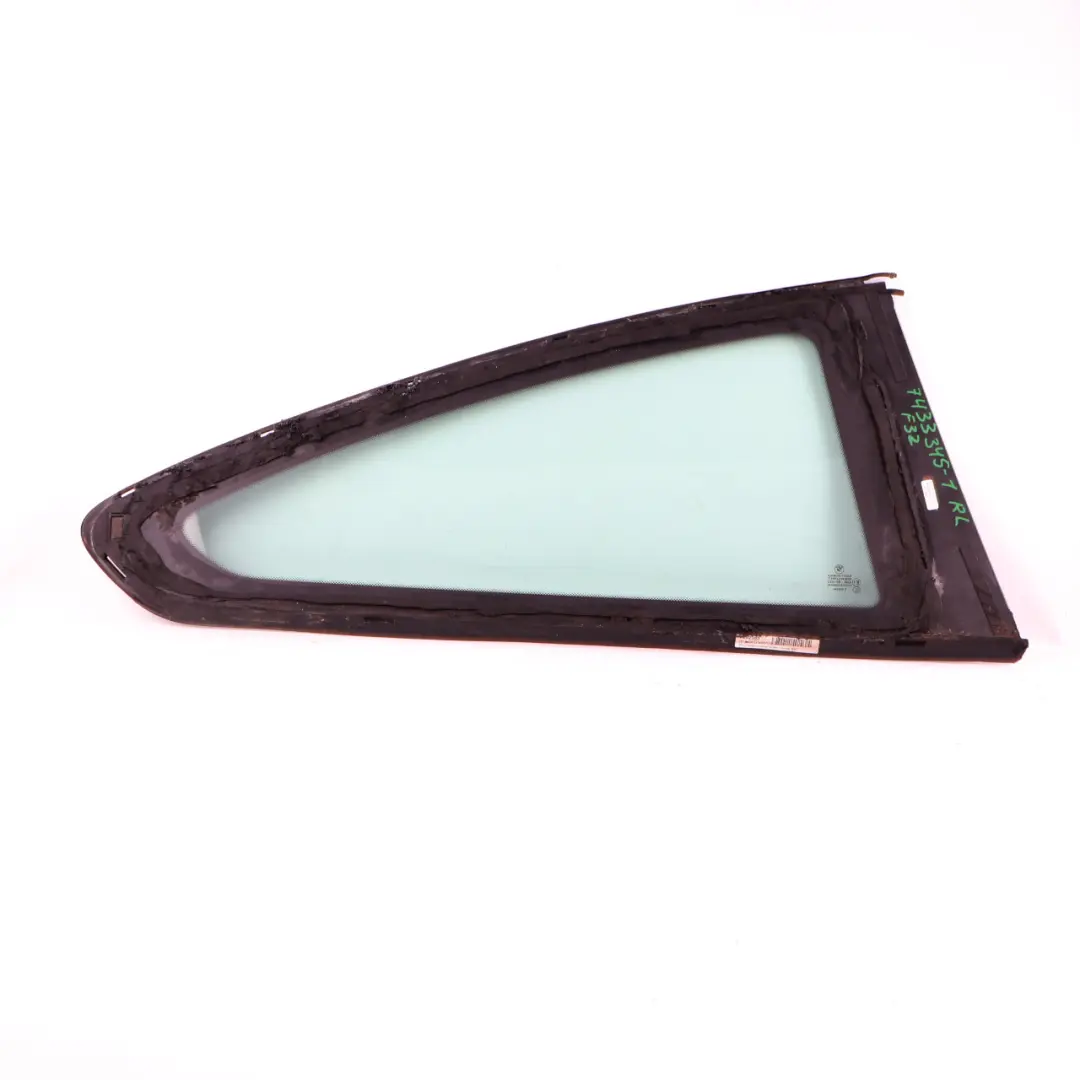 BMW F32 Window Glass Side Quarter Fixed Rear Left N/S Glazing AS2 - SKU 7433345-1 - Part number 7433345