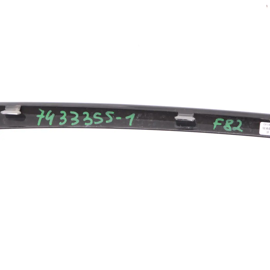 BMW F32 Rear Left Door Window Trim Strip High Gloss N/S - SKU 7433355-1 - Part number 7433355