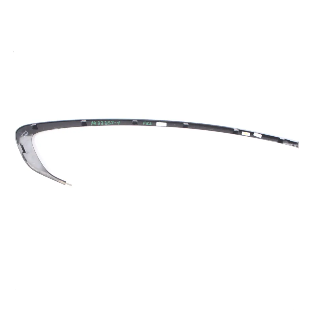 BMW F32 Rear Left Door Window Trim Strip High Gloss N/S - SKU 7433355-1 - Part number 7433355
