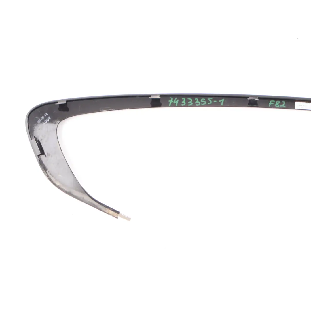 Hinteres linkes Türfenster Zierleiste Hochglanz für BMW F32 mit Teilenummer 7433355 BMW F32 Hinteres linkes Türfenster Zierleiste Hochglanz - SKU 7433355-1 - Teilenummer 7433355