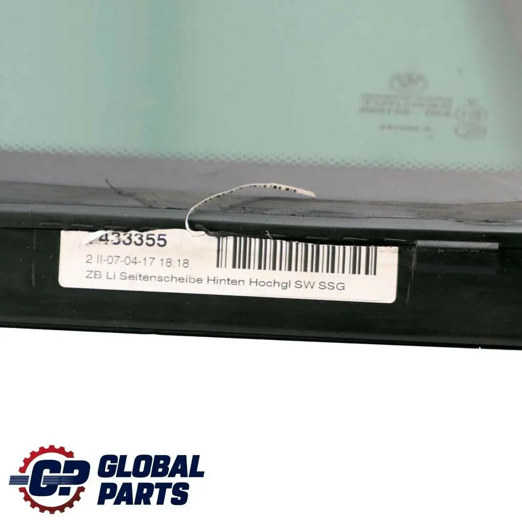 Door Fixed Side Window Glass Rear Left N/S to BMW 4 Series F32 with Part number 7433355 BMW 4 Series F32 Door Fixed Side Window Glass Rear Left N/S - SKU 7433355 - Part number 7433355