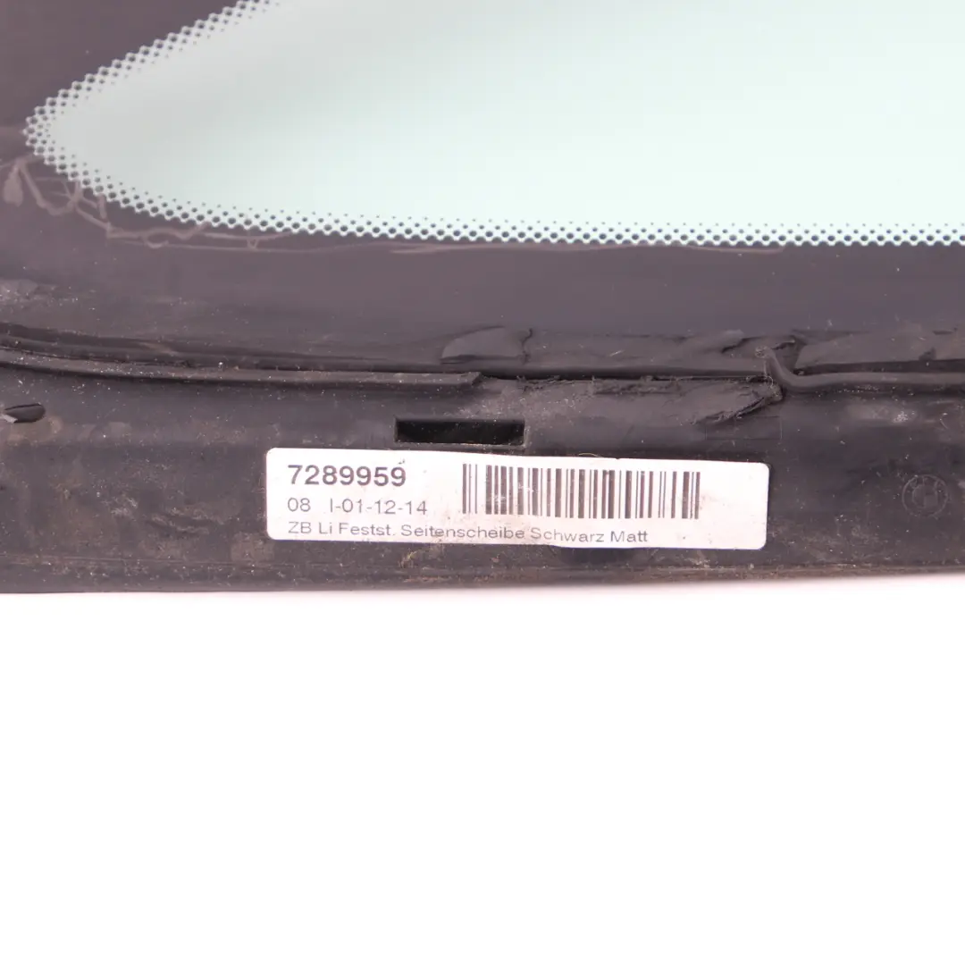 Window Glass Side Rear Left N/S AS2 Black Matt to BMW F34 GT with Part number 7433425 BMW F34 GT Window Glass Side Rear Left N/S AS2 Black Matt - SKU 7433425 - Part number 7433425
