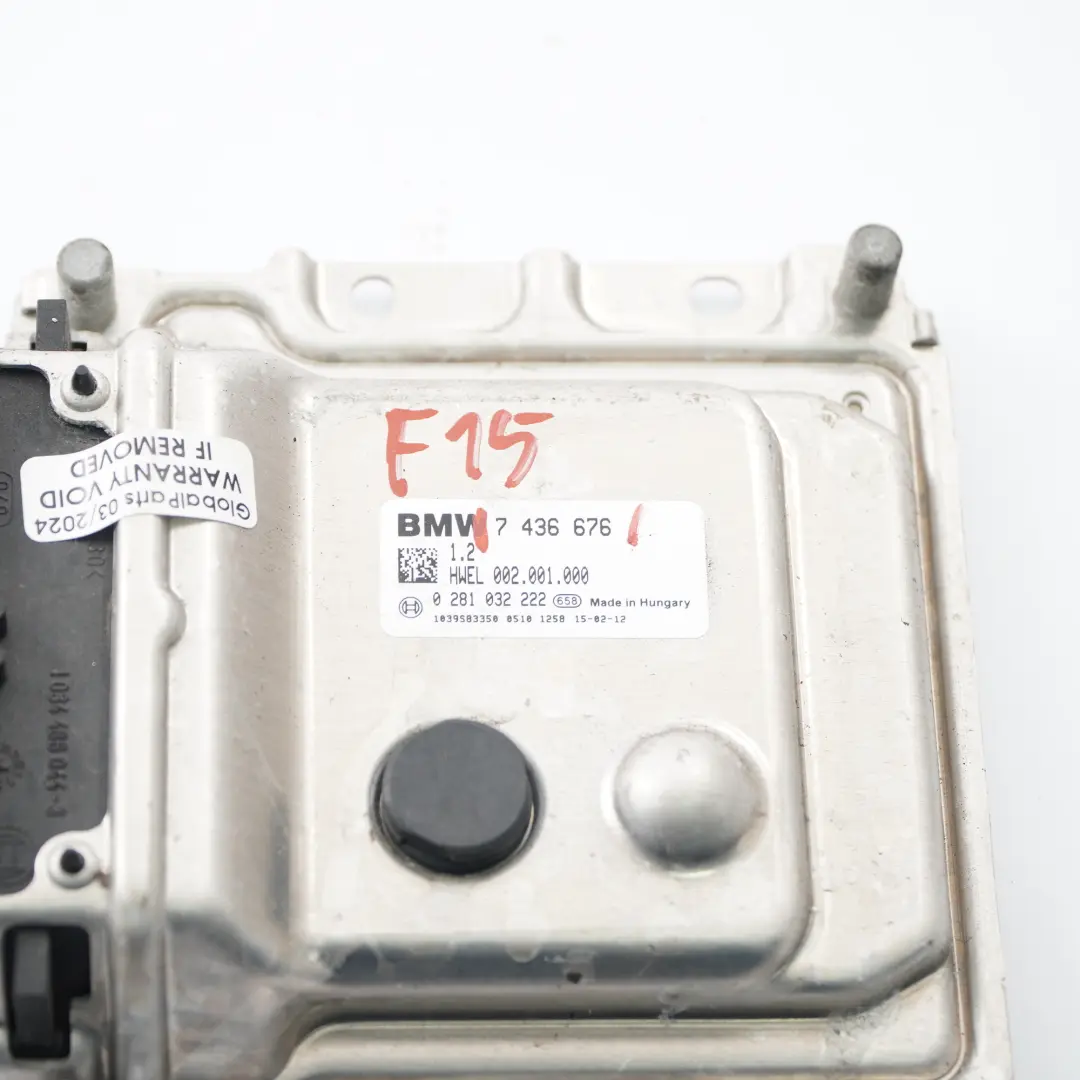 Módulo Adblue BMW F10 F11 LCI X5 F15 X6 F16 Unidad de Control ECU SCR para con número de pieza 7436676 Módulo Adblue BMW F10 F11 LCI X5 F15 X6 F16 Unidad de Control ECU SCR - SKU 7436676 - Número de pieza 7436676