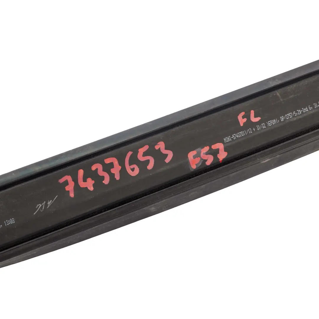 Verdeck Dichtung Dichtleiste Vorne Links 57407011 für Mini F57 Cabrio mit Teilenummer 7437653 Mini F57 Cabrio Verdeck Dichtung Dichtleiste Vorne Links 57407011 - SKU 7437653 - Teilenummer 7437653