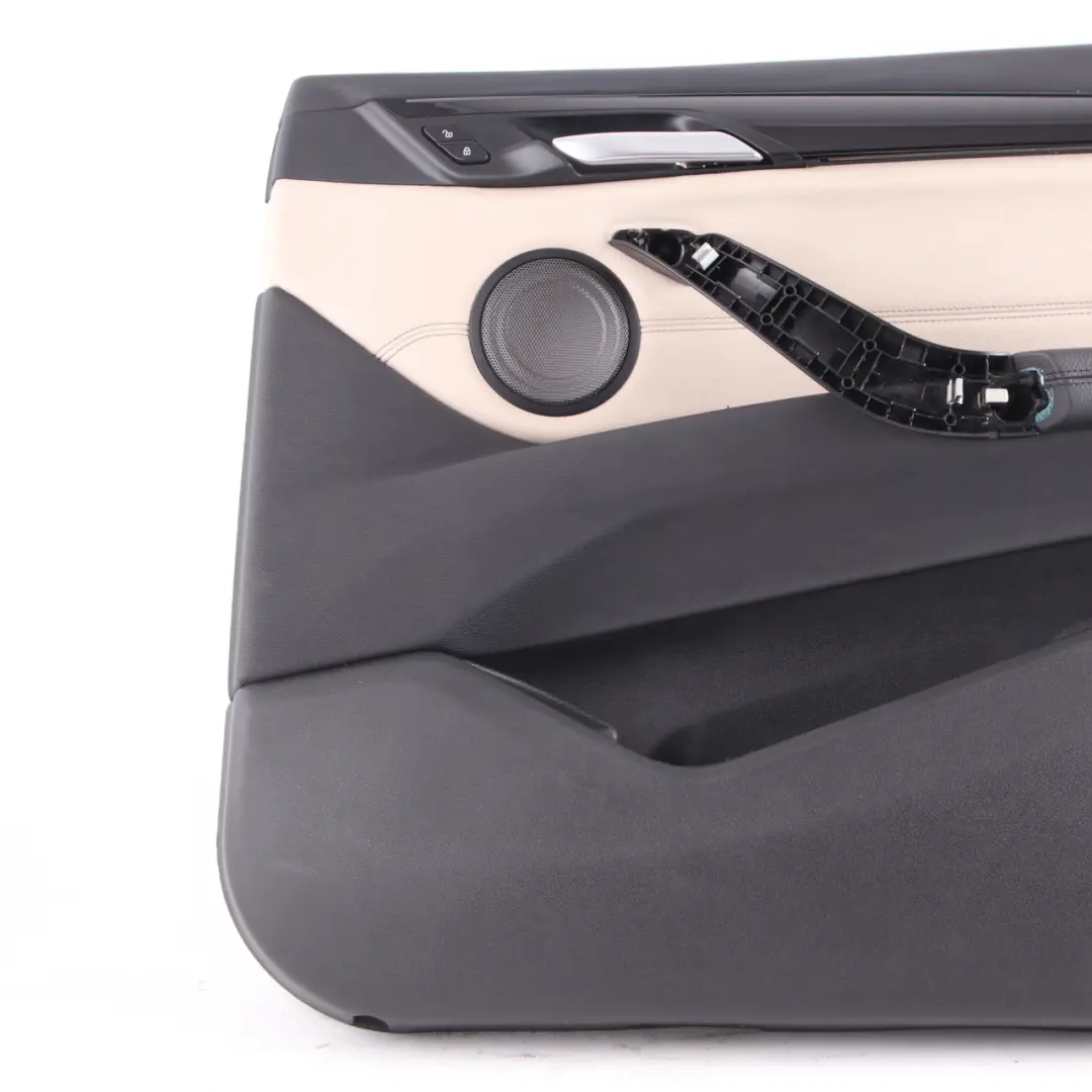 Door Card Panel BMW X1 F48 Front Right O/S Panelling Trim Cover Leather Oyster to with Part number 7438062 Door Card Panel BMW X1 F48 Front Right O/S Panelling Trim Cover Leather Oyster - SKU 7438062 - Part number 7438062