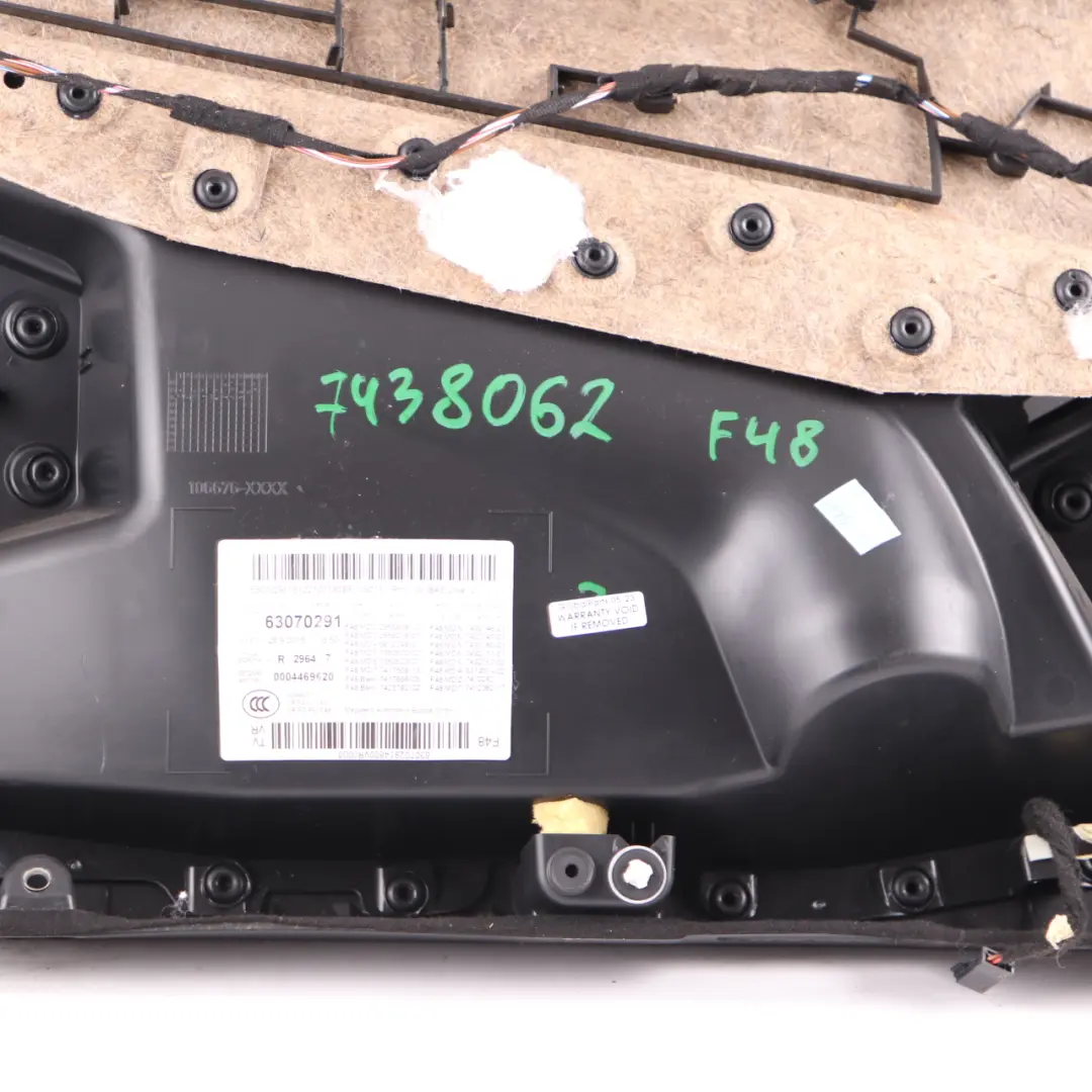 Door Card Panel BMW X1 F48 Front Right O/S Panelling Trim Cover Leather Oyster to with Part number 7438062 Door Card Panel BMW X1 F48 Front Right O/S Panelling Trim Cover Leather Oyster - SKU 7438062 - Part number 7438062