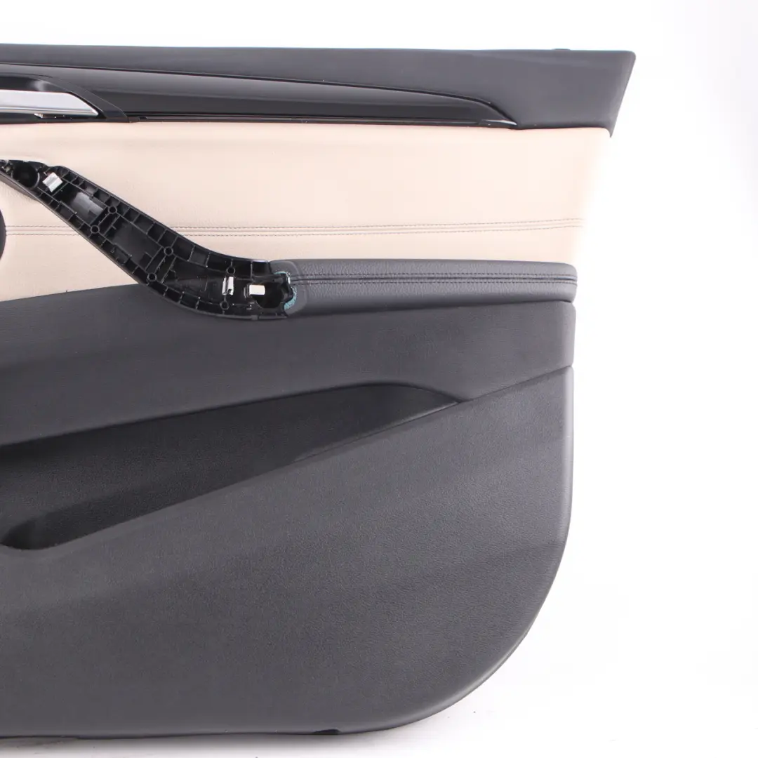  Door Card Panel BMW X1 F48 Front Right O/S Panelling Trim Cover Leather Oyster - SKU 7438062 - Part number 7438062