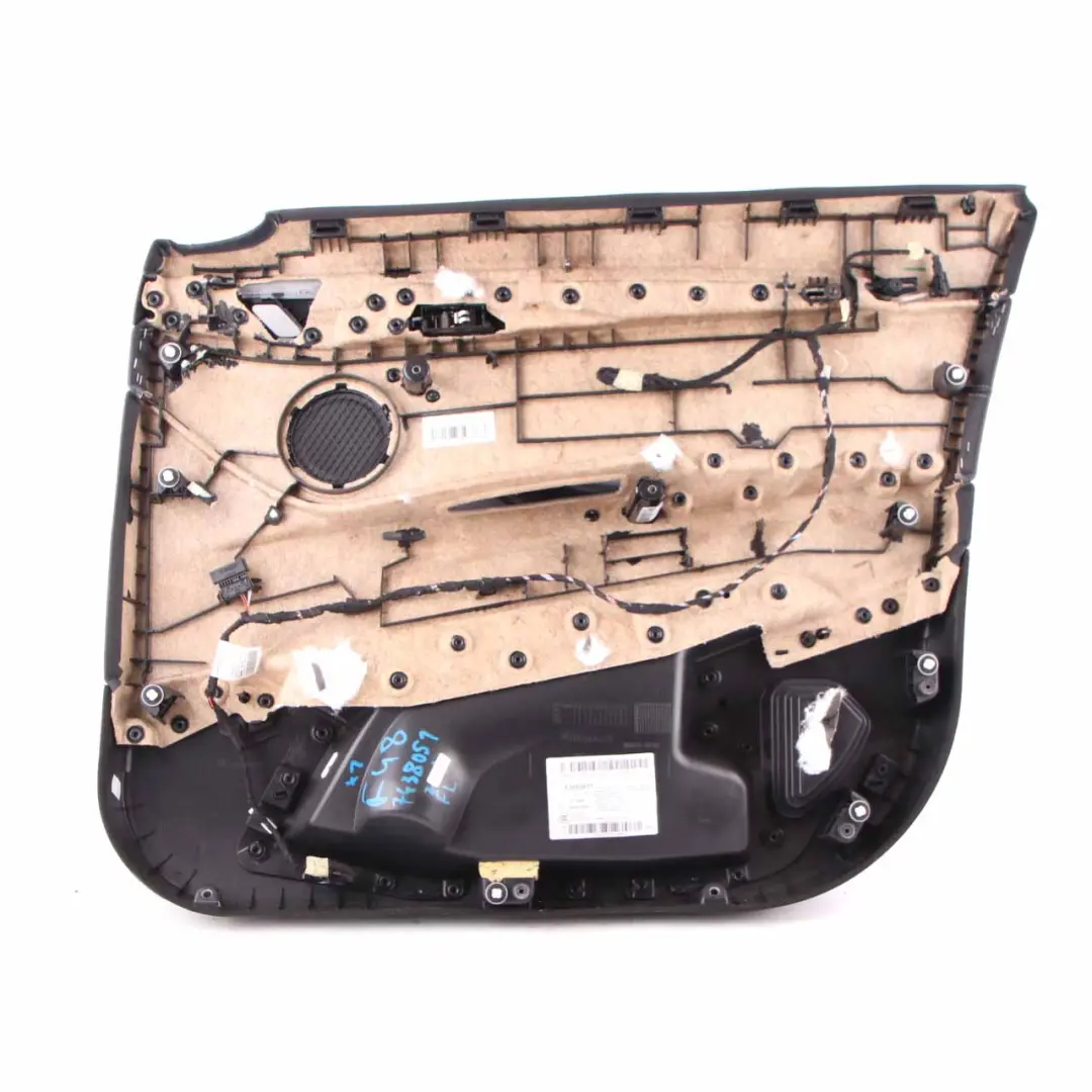 Door Card Panel BMW X1 F48 Front Left N/S Panelling Trim Cover Black Leather to with Part number 7438063 Door Card Panel BMW X1 F48 Front Left N/S Panelling Trim Cover Black Leather - SKU 7438063 - Part number 7438063