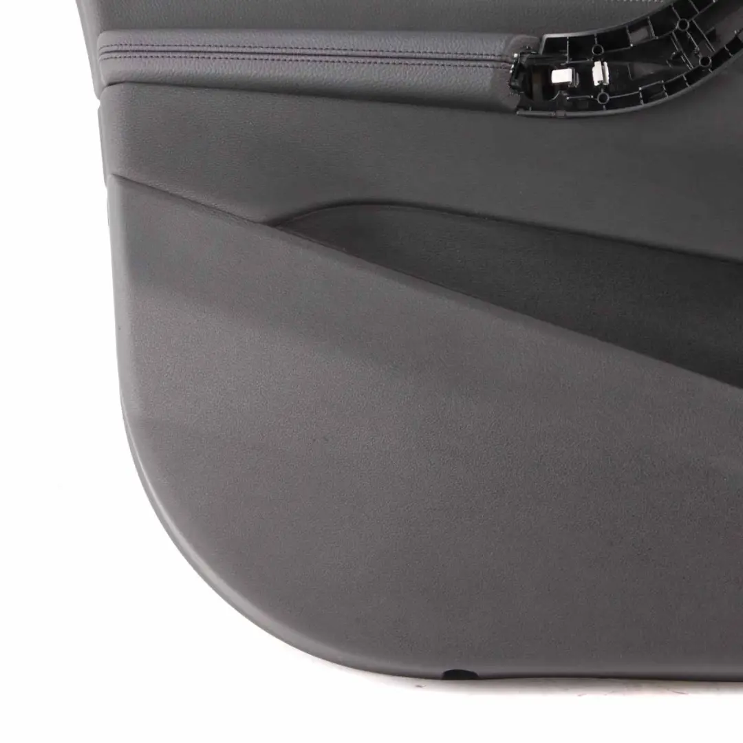 Door Card Panel BMW X1 F48 Front Left N/S Panelling Trim Cover Black Leather to with Part number 7438063 Door Card Panel BMW X1 F48 Front Left N/S Panelling Trim Cover Black Leather - SKU 7438063 - Part number 7438063