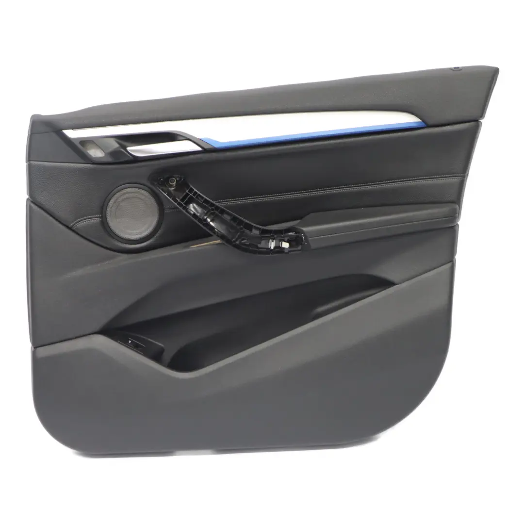 Boczek Osłona Drzwi Prawy Przód Czarna Skóra do BMW X1 F48 o numerze 7438064 BMW X1 F48 Boczek Osłona Drzwi Prawy Przód Czarna Skóra - SKU 7438064-1 - Numer Części 7438064