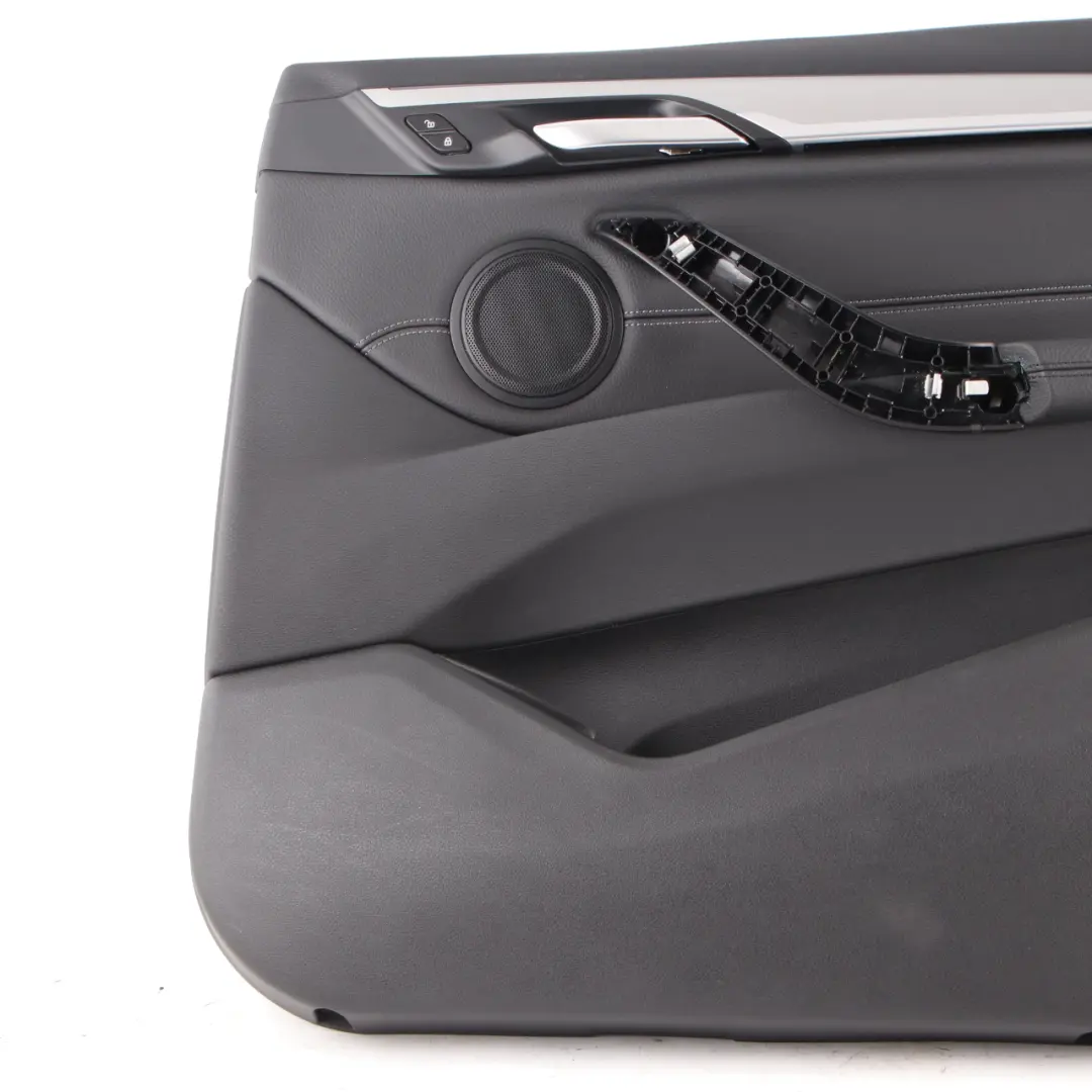 Türverkleidung BMW X1 F48 Vorne Rechts Verkleidung Abdeckung Schwarz Leder für mit Teilenummer 7438064 Türverkleidung BMW X1 F48 Vorne Rechts Verkleidung Abdeckung Schwarz Leder - SKU 7438064-1 - Teilenummer 7438064