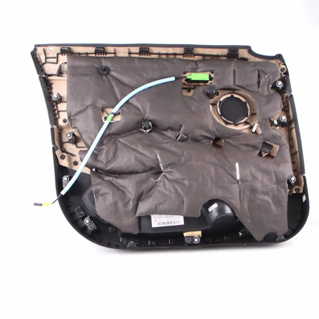 Door Card Panel BMW X1 F48 Front Right O/S Panelling Trim Cover Black Leather to with Part number 7438064 Door Card Panel BMW X1 F48 Front Right O/S Panelling Trim Cover Black Leather - SKU 7438064 - Part number 7438064