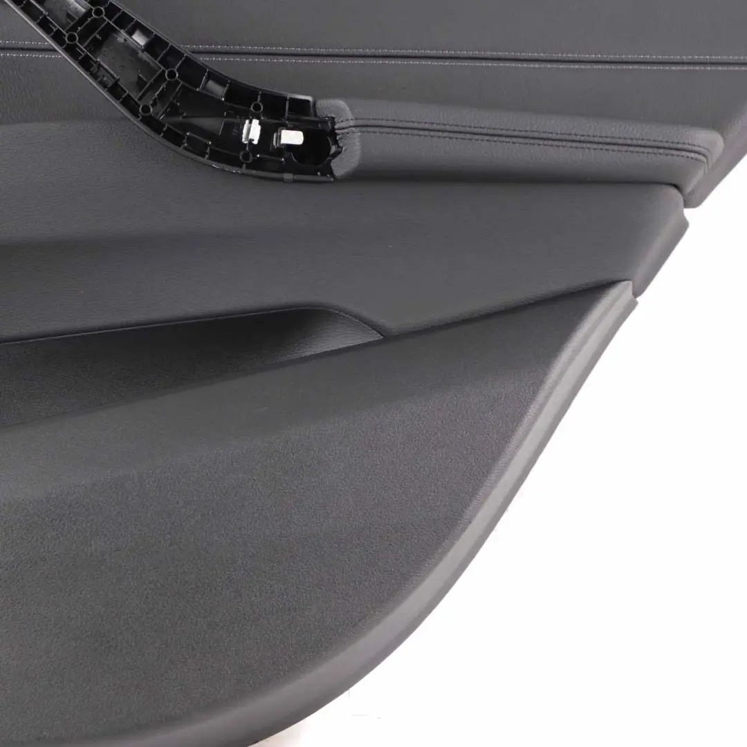  Door Card Panel BMW X1 F48 Rear Right O/S Panelling Trim Cover Black Leather - SKU 7438116 - Part number 7438116