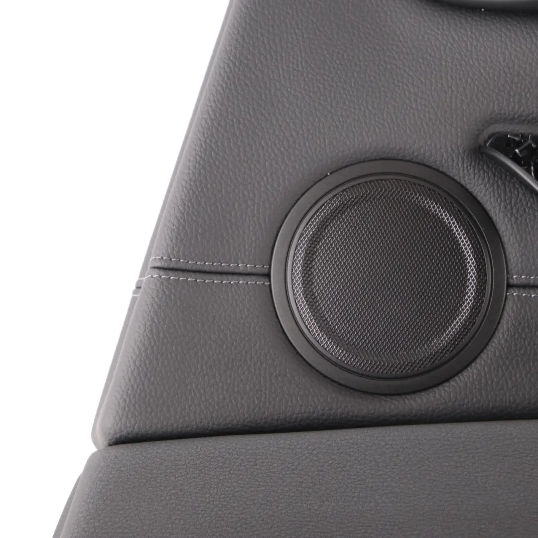 Door Card Panel BMW X1 F48 Rear Right O/S Panelling Trim Cover Black Leather to with Part number 7438116 Door Card Panel BMW X1 F48 Rear Right O/S Panelling Trim Cover Black Leather - SKU 7438116 - Part number 7438116