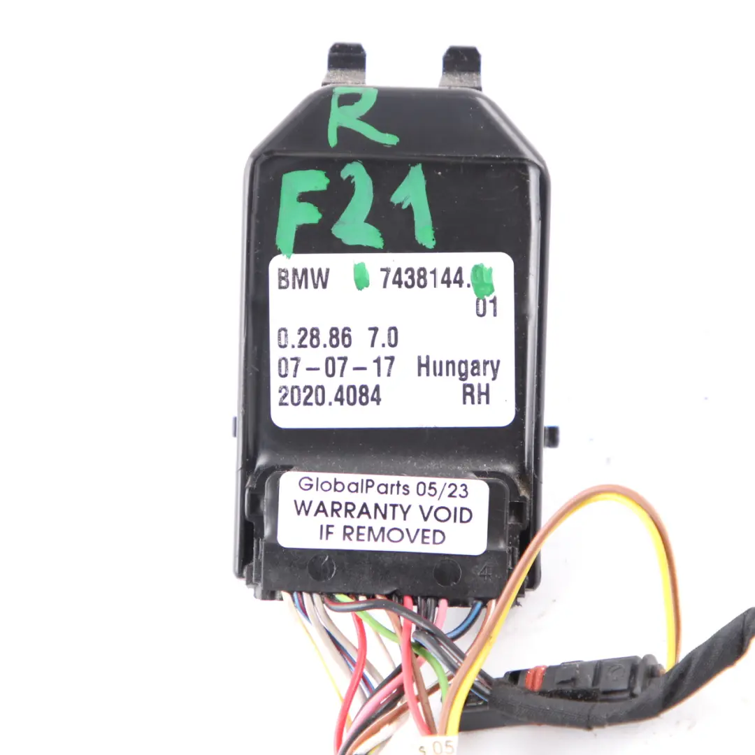 Wing Mirror Wiring BMW F20 F21 Driver's Side Mirror Cable Right O/S to with Part number 7438144 Wing Mirror Wiring BMW F20 F21 Driver's Side Mirror Cable Right O/S - SKU 7438144 - Part number 7438144