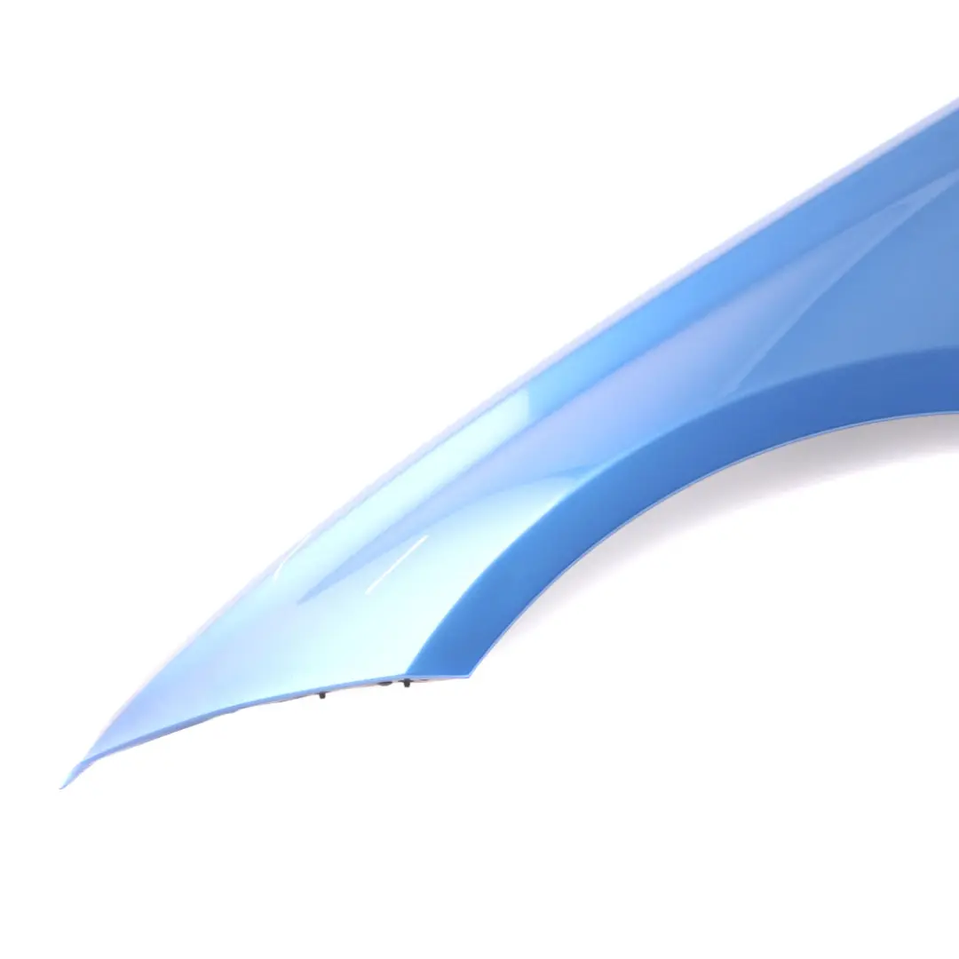 Side Wing Panel Fender F31 Front Left N/S Estoril Blue Metallic - B45 to BMW F30 with Part number 7438439 BMW F30 Side Wing Panel Fender F31 Front Left N/S Estoril Blue Metallic - B45 - SKU 7438439-EB - Part number 7438439