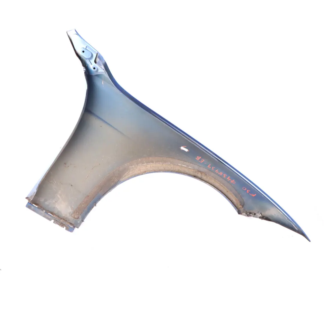 Side Wing Panel Fender F31 Front Left N/S Estoril Blue Metallic - B45 to BMW F30 with Part number 7438439 BMW F30 Side Wing Panel Fender F31 Front Left N/S Estoril Blue Metallic - B45 - SKU 7438439-EB - Part number 7438439