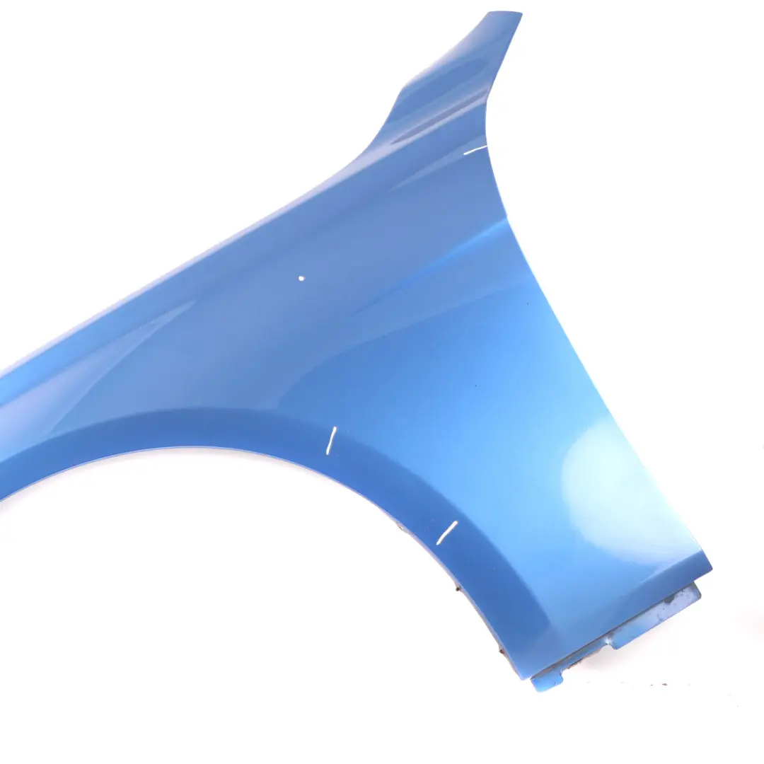 Side Wing Panel Fender F31 Front Left N/S Estoril Blue Metallic - B45 to BMW F30 with Part number 7438439 BMW F30 Side Wing Panel Fender F31 Front Left N/S Estoril Blue Metallic - B45 - SKU 7438439-EB - Part number 7438439