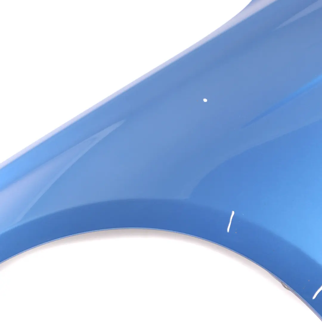 Side Wing Panel Fender F31 Front Left N/S Estoril Blue Metallic - B45 to BMW F30 with Part number 7438439 BMW F30 Side Wing Panel Fender F31 Front Left N/S Estoril Blue Metallic - B45 - SKU 7438439-EB - Part number 7438439