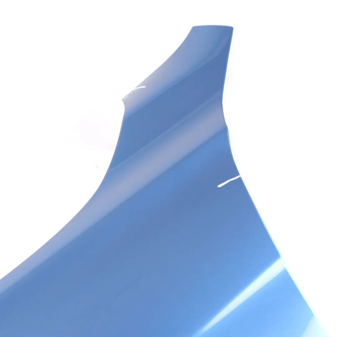 Side Wing Panel Fender F31 Front Left N/S Estoril Blue Metallic - B45 to BMW F30 with Part number 7438439 BMW F30 Side Wing Panel Fender F31 Front Left N/S Estoril Blue Metallic - B45 - SKU 7438439-EB - Part number 7438439
