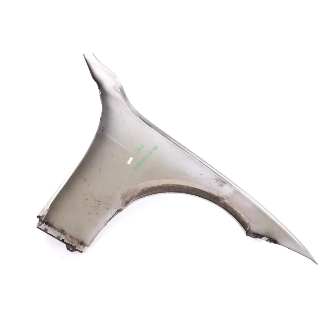 BMW F30 Side Wing Panel Fender F31 Front Left N/S Glacier Silver Metallic - A83 - SKU 7438439-GSB - Part number 7438439