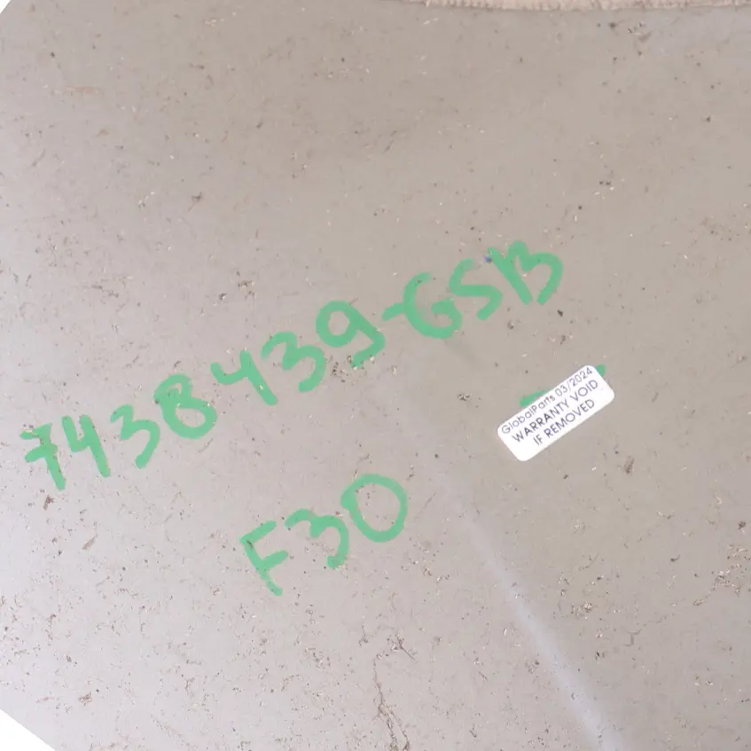 BMW F30 Side Wing Panel Fender F31 Front Left N/S Glacier Silver Metallic - A83 - SKU 7438439-GSB - Part number 7438439