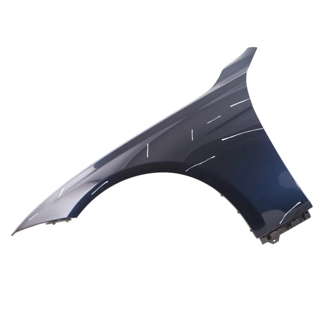 Side Wing Fender BMW F30 F31 Front Left N/S Panel Imperial Blue Metallic - A89 to with Part number 7438439 Side Wing Fender BMW F30 F31 Front Left N/S Panel Imperial Blue Metallic - A89 - SKU 7438439-IBB - Part number 7438439