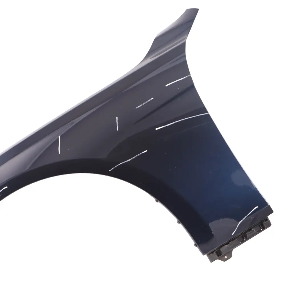 Side Wing Fender BMW F30 F31 Front Left N/S Panel Imperial Blue Metallic - A89 to with Part number 7438439 Side Wing Fender BMW F30 F31 Front Left N/S Panel Imperial Blue Metallic - A89 - SKU 7438439-IBB - Part number 7438439