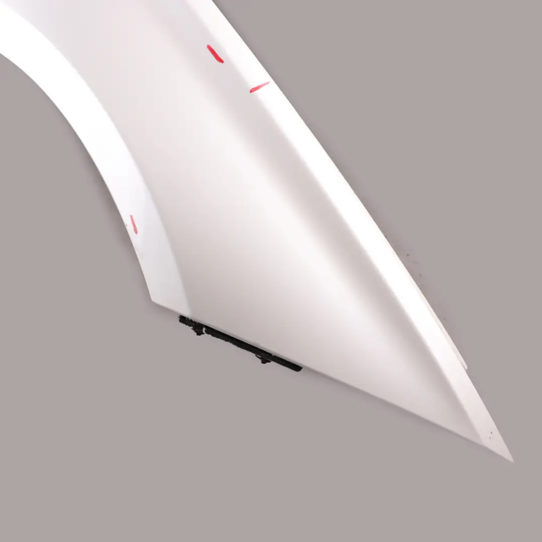 BMW F30 Side Wing Panel Fender F31 Front Right O/S Mineral White Metallic - A96 - SKU 7438440-MW - Part number 7438439