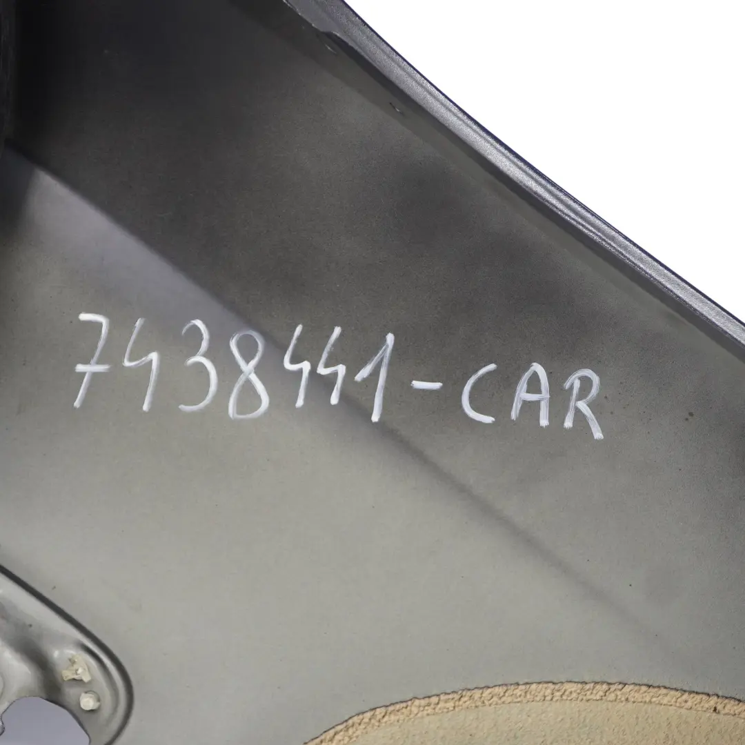 BMW F32 F33 Błotnik Lewy Przedni Skrzydło Carbon Black - 416 - SKU 7438441-CAR - Numer Części 7438441
