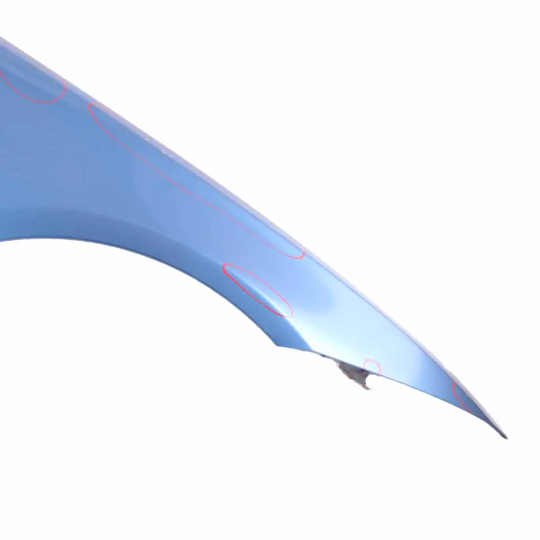 BMW F36 Front Right Wing Fender Side Panel O/S Estoril Blue Metallic - B45 - SKU 7438442-EB - Part number 7438442