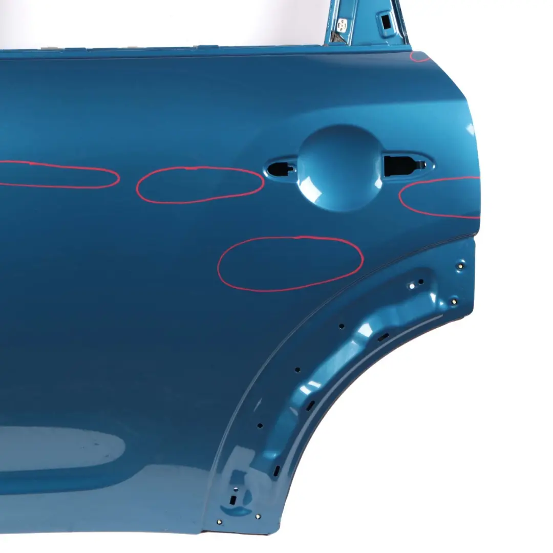 Door Mini F60 Countryman Left N/S Island Blue Metallic - C2M to Rear with Part number 7438597 Rear Door Mini F60 Countryman Left N/S Island Blue Metallic - C2M - SKU 7438597-ISB - Part number 7438597