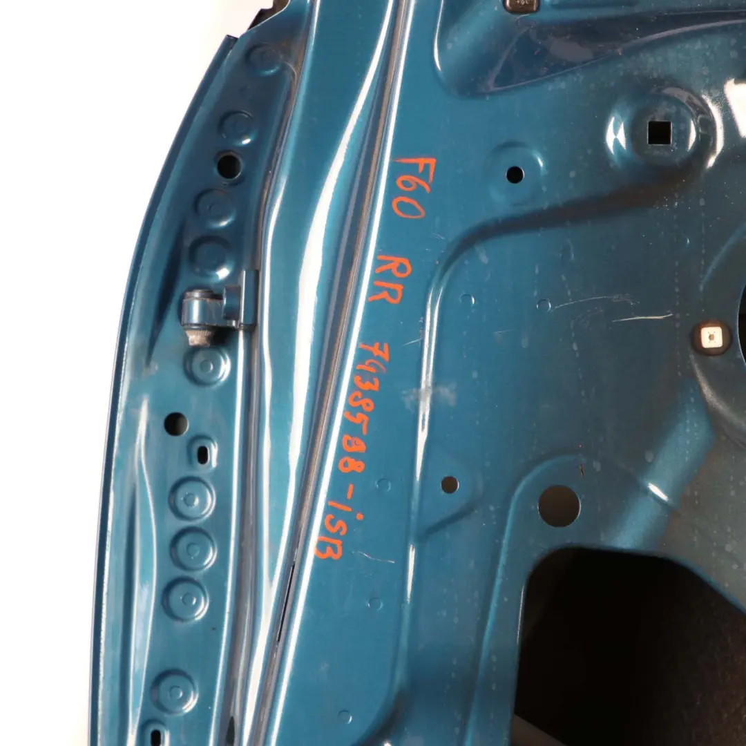 Door Mini F60 Countryman Right O/S Island Blue Metallic - C2M to Rear with Part number 7438598 Rear Door Mini F60 Countryman Right O/S Island Blue Metallic - C2M - SKU 7438598-ISB - Part number 7438598