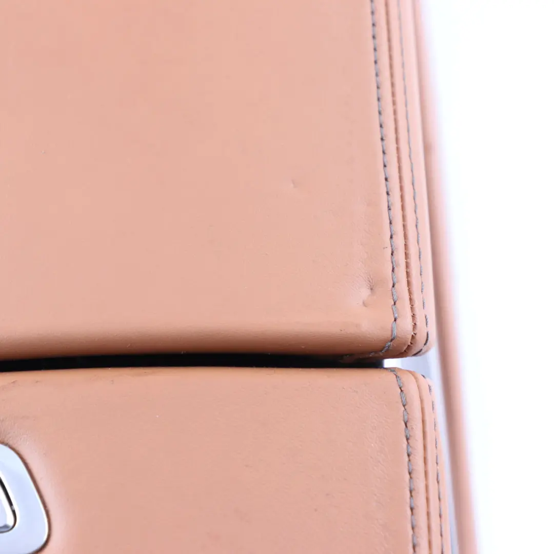 Armrest Headrest Centre Cup Holder Switch Leather Cognac to BMW G11 Rear Seat with Part number 7440537 BMW G11 Rear Seat Armrest Headrest Centre Cup Holder Switch Leather Cognac - SKU 7440537 - Part number 7440537