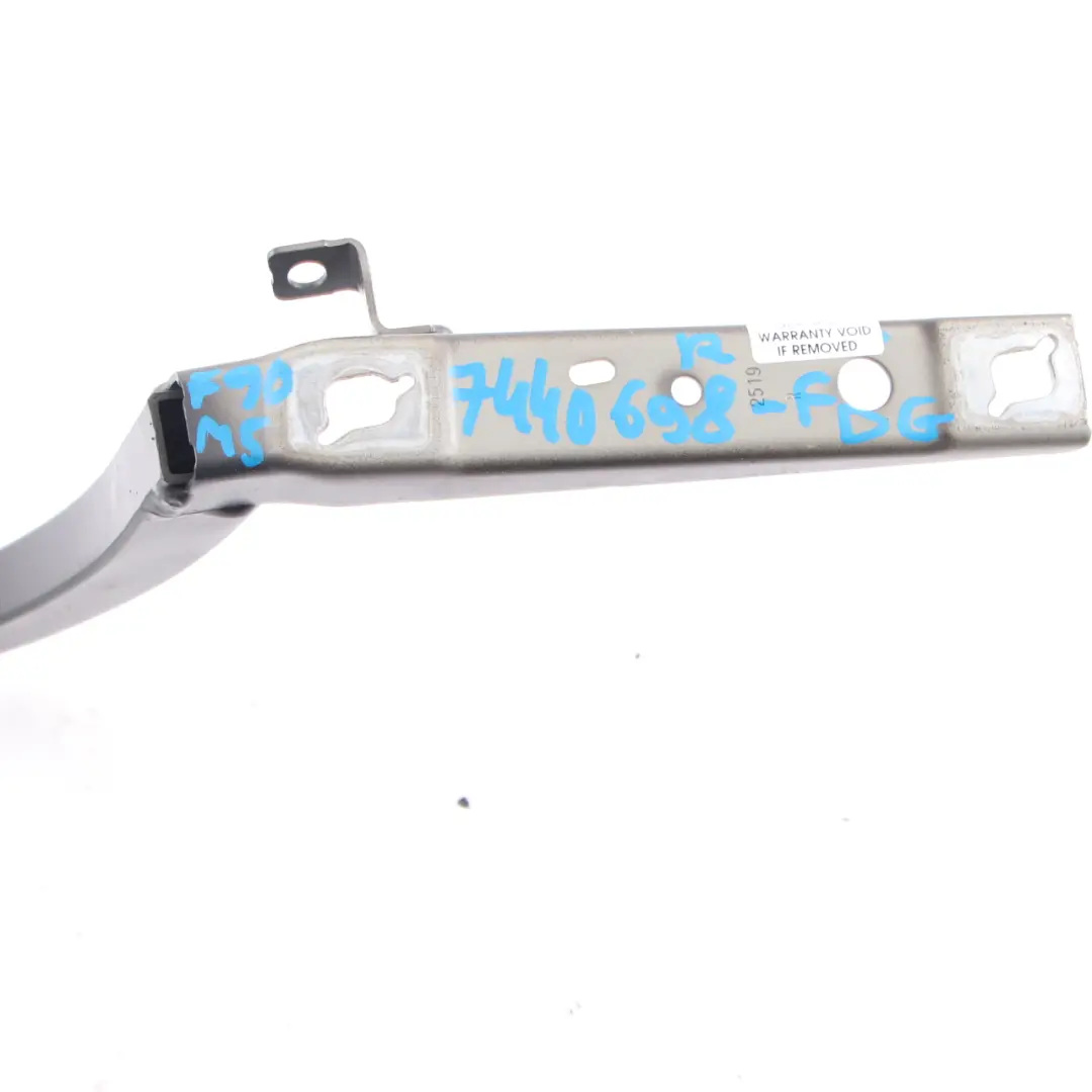 BMW G30 Trunk Lid Hinge Right O/S Frozen Dark Grey II - P79 7366398 - SKU 7440698-FDG - Part number 7440698