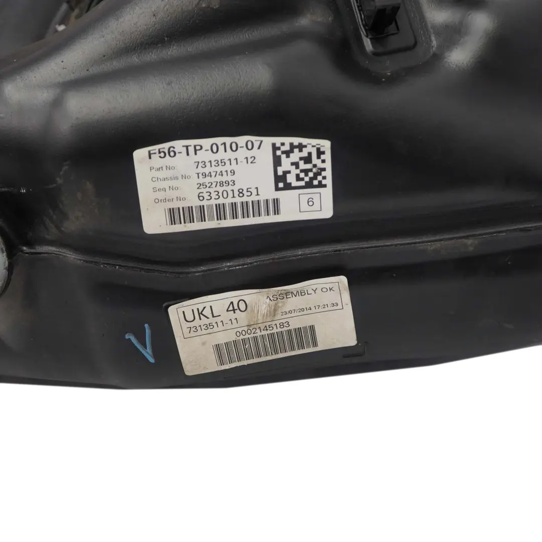 B38 Benzina Nudo Serbatoio Carburante Plastica per Mini Cooper F55 F56 F57 con numero di parte 7440789 Mini Cooper F55 F56 F57 B38 Benzina Nudo Serbatoio Carburante Plastica - SKU 7440789-1 - Numero di parte 7440789