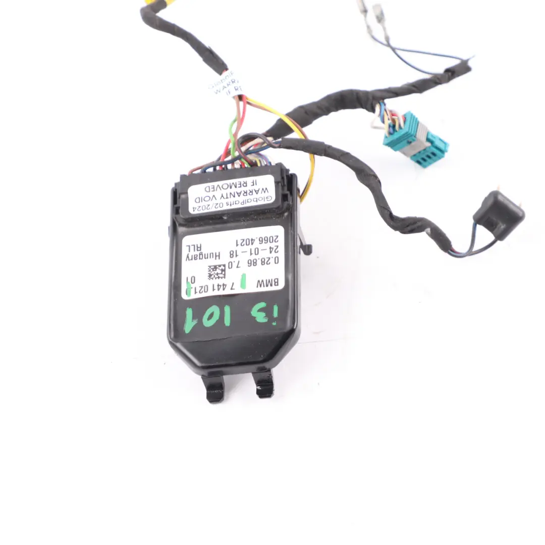 BMW i3 I01 Wing Mirror Control Unit Module Wiring Loom Cable - SKU 7441021 - Part number 7441021