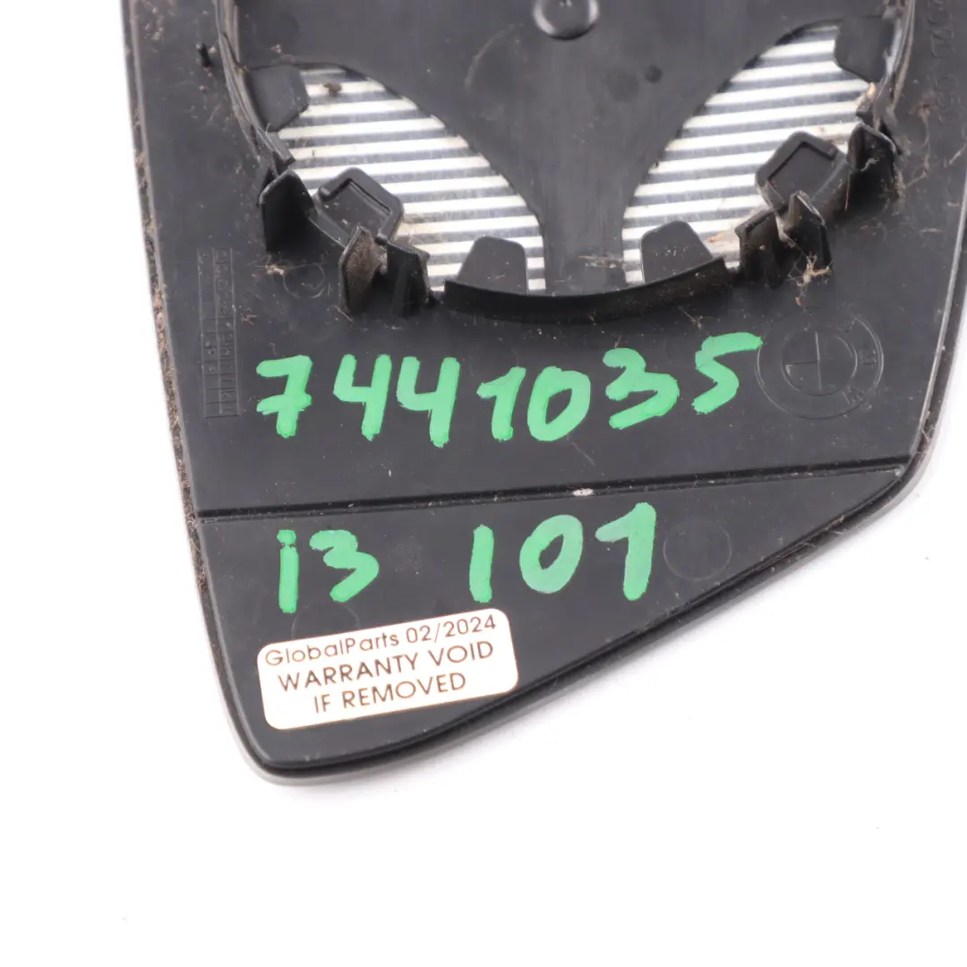 Wing Mirror Glass BMW F20 F30 LCI F32 Door Left N/S Wide Angle Heated to with Part number 7441035 Wing Mirror Glass BMW F20 F30 LCI F32 Door Left N/S Wide Angle Heated - SKU 7441035 - Part number 7441035