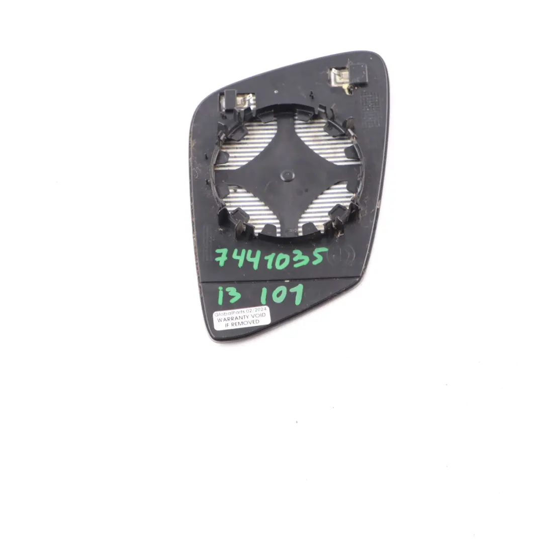 Wing Mirror Glass BMW F20 F30 LCI F32 Door Left N/S Wide Angle Heated to with Part number 7441035 Wing Mirror Glass BMW F20 F30 LCI F32 Door Left N/S Wide Angle Heated - SKU 7441035 - Part number 7441035