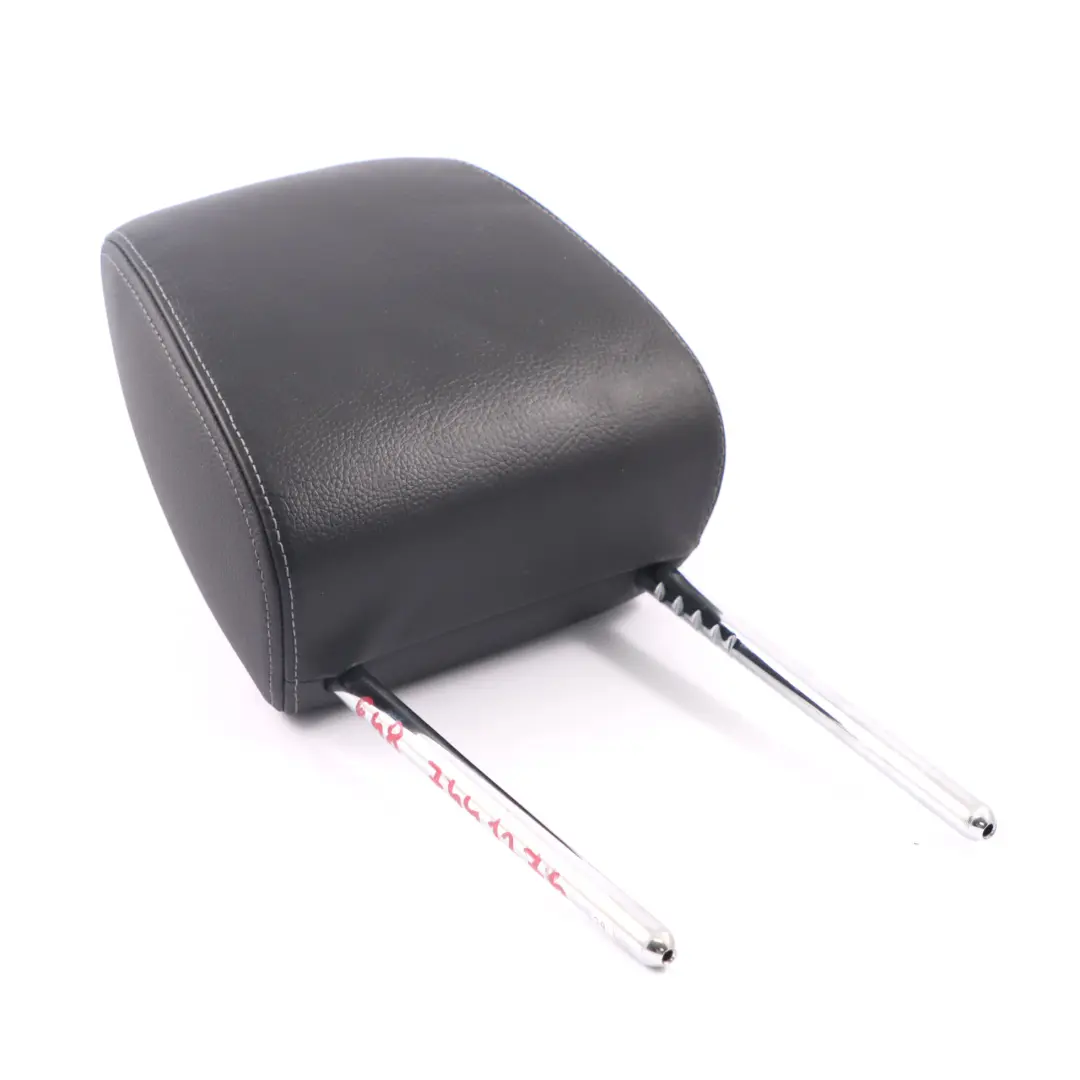 Headrest BMW F45 F48 Front Head Rest Cover Black Leather Perforated to Seat with Part number 7441276 Seat Headrest BMW F45 F48 Front Head Rest Cover Black Leather Perforated - SKU 7441276 - Part number 7441276