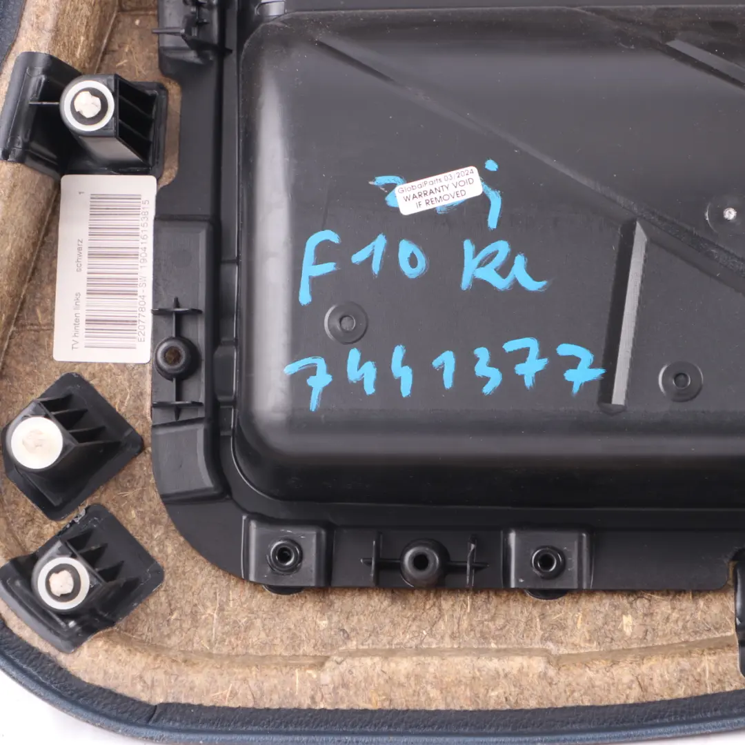 Door Card Rear Left N/S Lining Panel Leather Dakota Beige to BMW F10 F11 LCI with Part number 7441377 BMW F10 F11 LCI Door Card Rear Left N/S Lining Panel Leather Dakota Beige - SKU 7441377 - Part number 7441377