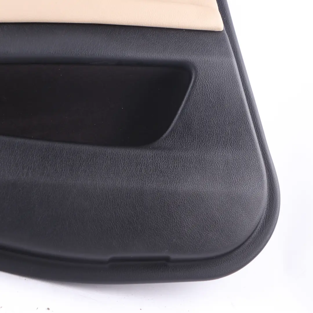 BMW F10 F11 LCI Door Card Rear Left N/S Lining Panel Leather Dakota Beige - SKU 7441377 - Part number 7441377