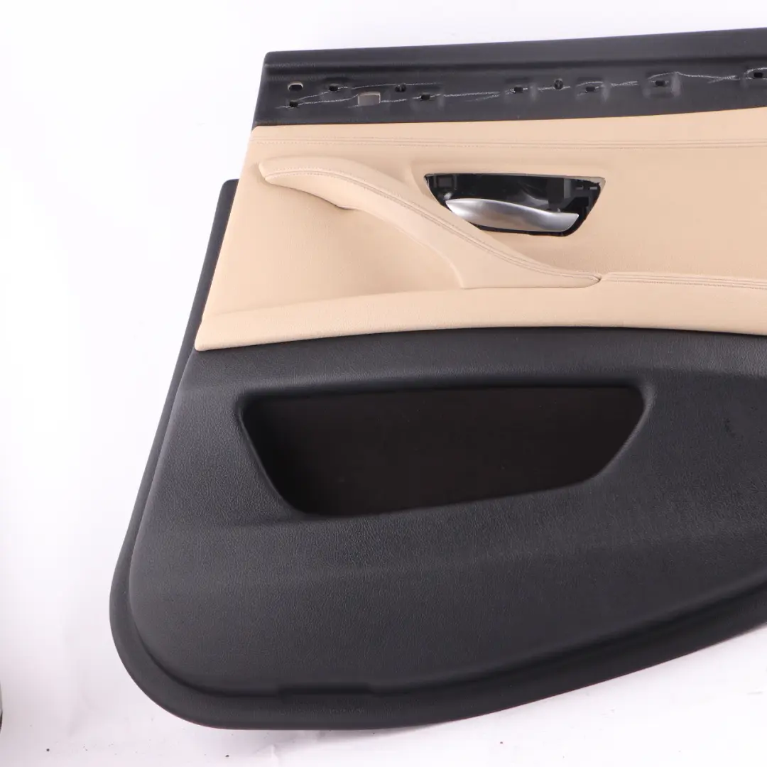 Door Card Rear Right O/S Lining Panel Leather Dakota Beige to BMW F10 F11 LCI with Part number 7441378 BMW F10 F11 LCI Door Card Rear Right O/S Lining Panel Leather Dakota Beige - SKU 7441378 - Part number 7441378