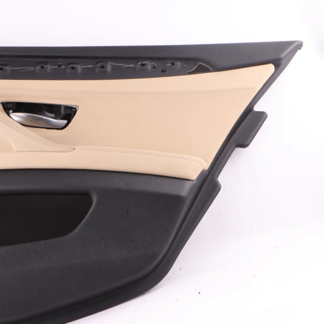 BMW F10 F11 LCI Door Card Rear Right O/S Lining Panel Leather Dakota Beige - SKU 7441378 - Part number 7441378