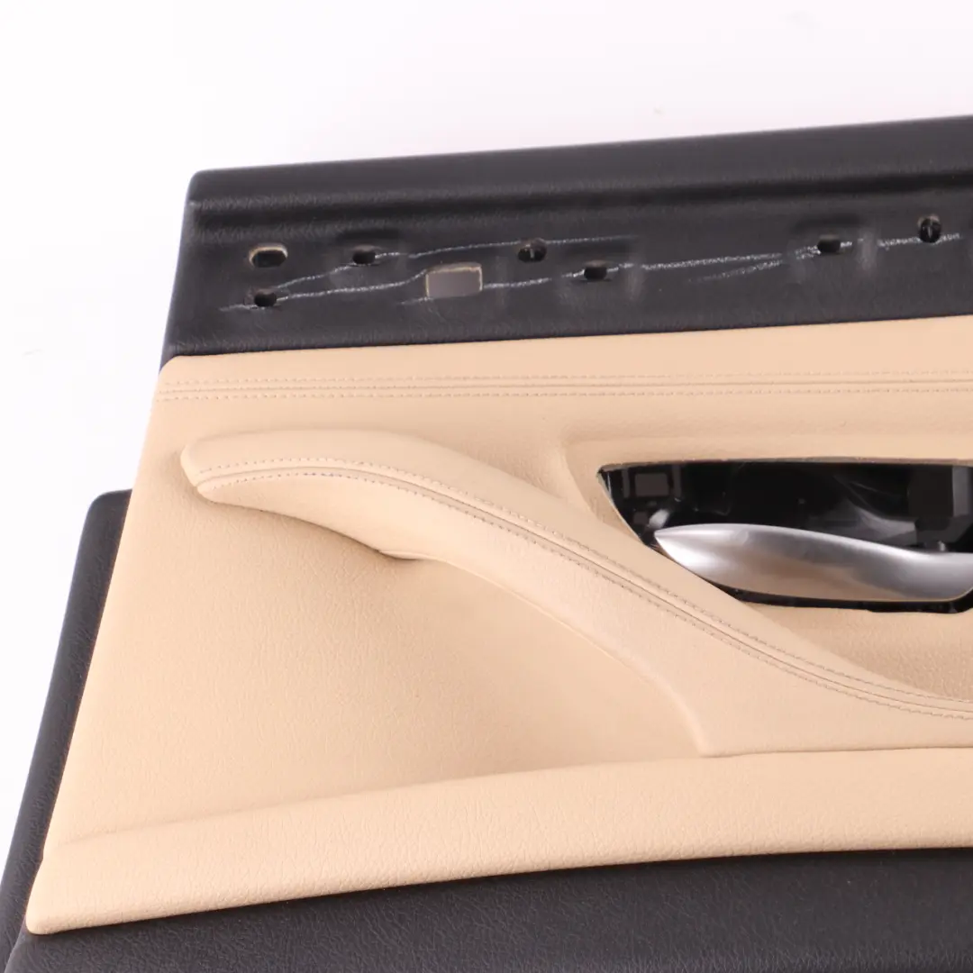 BMW F10 F11 LCI Door Card Rear Right O/S Lining Panel Leather Dakota Beige - SKU 7441378 - Part number 7441378