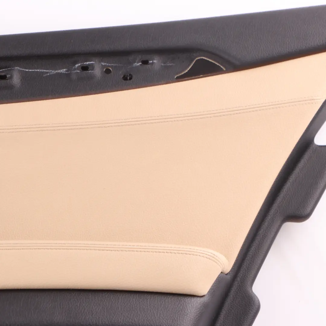 Door Card Rear Right O/S Lining Panel Leather Dakota Beige to BMW F10 F11 LCI with Part number 7441378 BMW F10 F11 LCI Door Card Rear Right O/S Lining Panel Leather Dakota Beige - SKU 7441378 - Part number 7441378