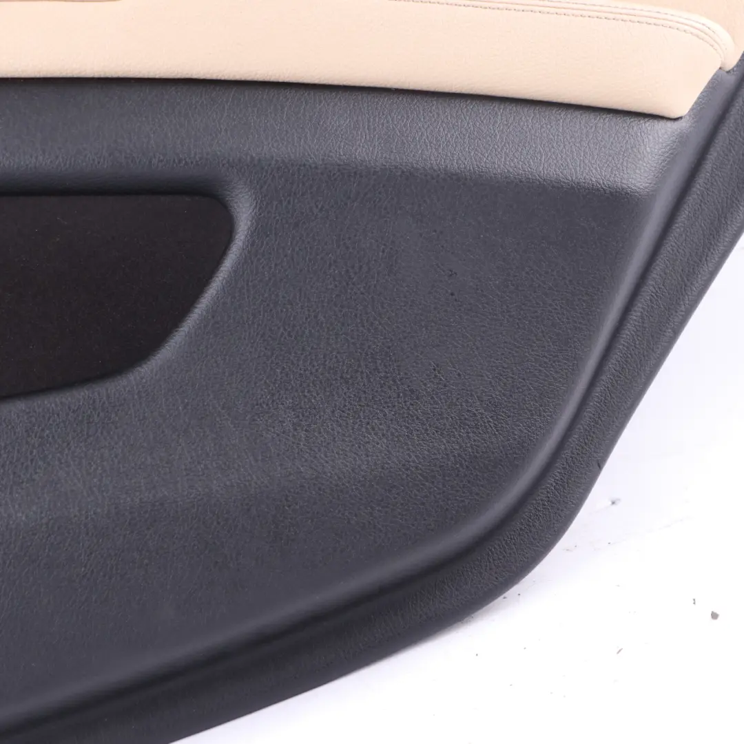 BMW F10 F11 LCI Door Card Rear Right O/S Lining Panel Leather Dakota Beige - SKU 7441378 - Part number 7441378
