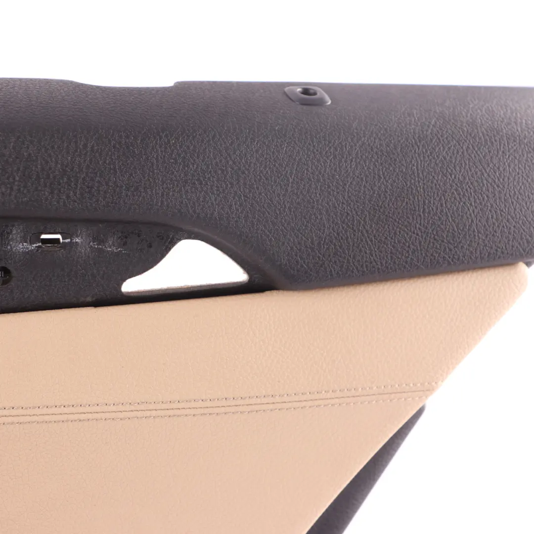 BMW F10 F11 LCI Door Card Rear Right O/S Lining Panel Leather Dakota Beige - SKU 7441378 - Part number 7441378